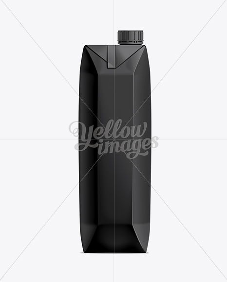 Download 1l Black Juice Carton Box With Screw Cap Mockup In Packaging Mockups On Yellow Images Object Mockups