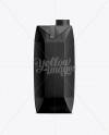750ml Milk Carton with Screw Cap Mockup