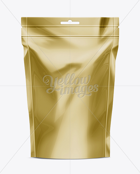 Doy Pack With Zipper In Pouch Mockups On Yellow Images Object Mockups