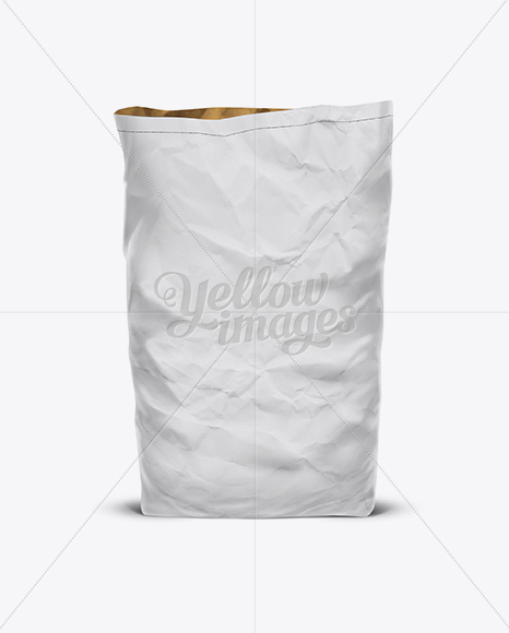 Download Fibc Big Bag Mockup Front View In Bag Sack Mockups On Yellow Images Object Mockups