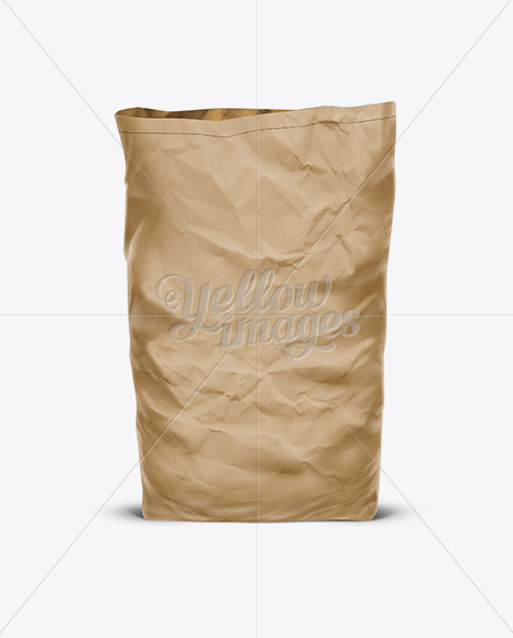 Download Big Paper Bag In Bag Sack Mockups On Yellow Images Object Mockups Yellowimages Mockups