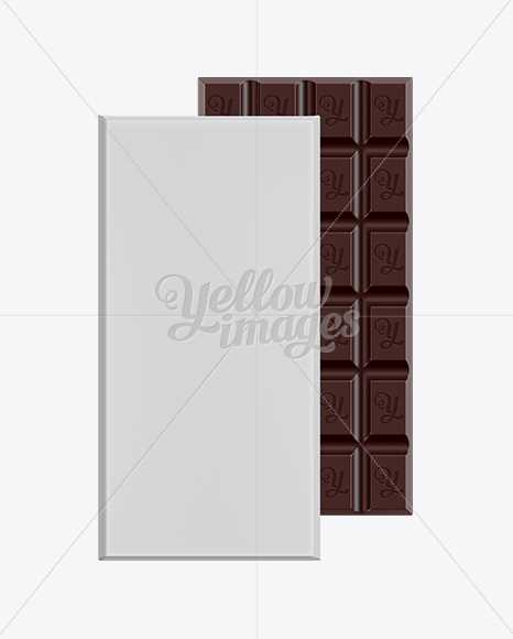 Download Dark Chocolate Bar Mockup In Packaging Mockups On Yellow Images Object Mockups PSD Mockup Templates