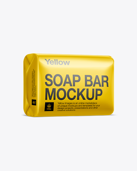 Download Soap Bar Mockup in Packaging Mockups on Yellow Images Object Mockups