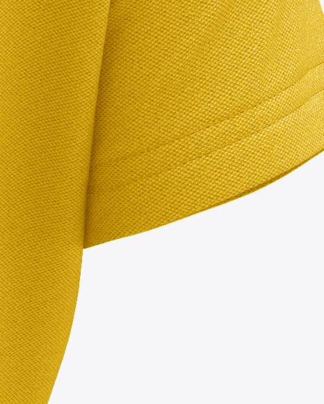 Download Womens Polo Hq Mockup Back View In Apparel Mockups On Yellow Images Object Mockups