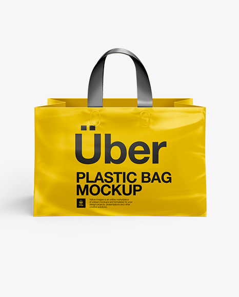 Download Plastic Shopping Bag Psd Mockup Front View In Bag Sack Mockups On Yellow Images Object Mockups Yellowimages Mockups