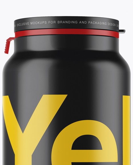 Matte Plastic Pill Bottle Mockup PSD #2