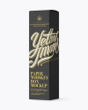 Paper Whisky Box Mockup - Halfside View - Free Download Images High