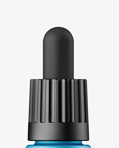 Metallic Dropper Bottle Mockup PSD #2