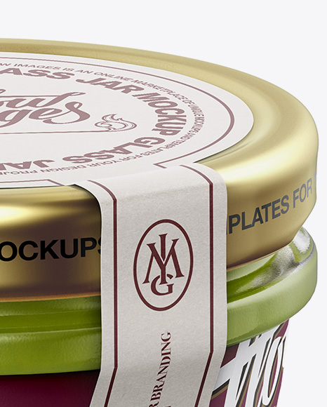 Download Glass Jar With Wasabi Mockup Halfside View In Jar Mockups On Yellow Images Object Mockups PSD Mockup Templates
