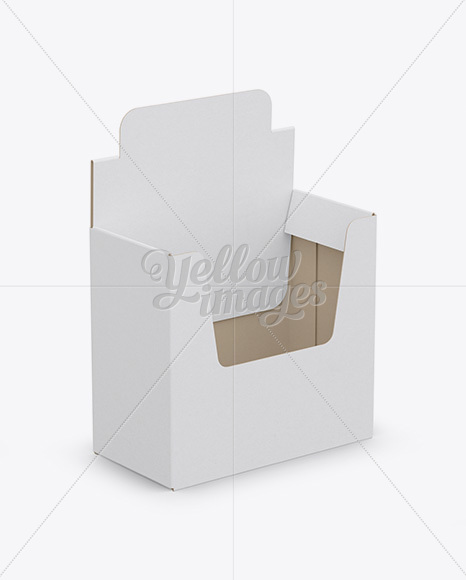 Download 36x Sachets Open Box Mockup Halfside View In Box Mockups On Yellow Images Object Mockups PSD Mockup Templates