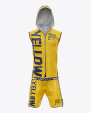 Download Boxing Kit Mockup Front View In Apparel Mockups On Yellow Images Object Mockups