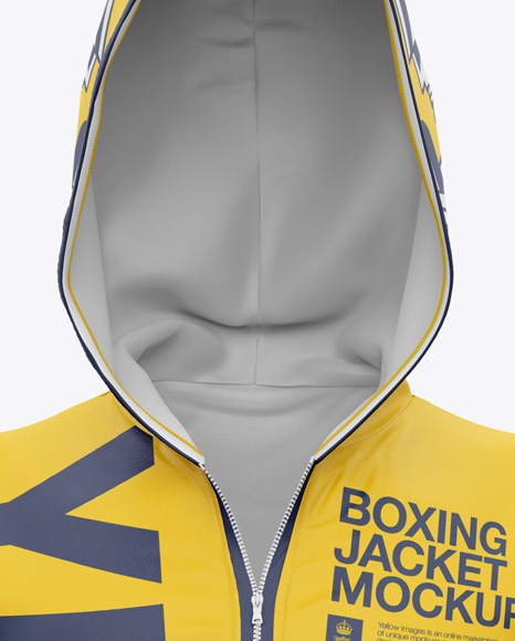 Boxing Kit Mockup - Front View in Apparel Mockups on Yellow Images Object Mockups