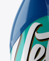 Glossy Spray Bottle Mockup - Halfside View - download high resolution