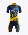 Download Men's Cycling Kit mockup (Front View) in Apparel Mockups ...