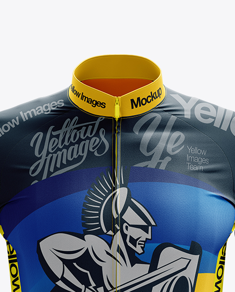 Men's Cycling Kit mockup (Front View) in Apparel Mockups ...