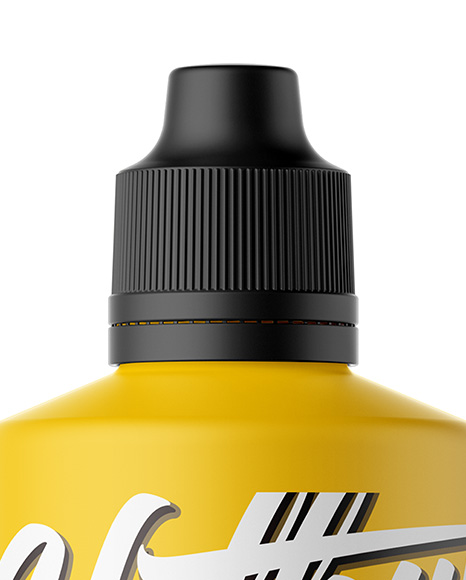 Matte Plastic Bottle Mockup PSD #2