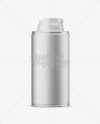 Metallic Shaving Foam Bottle Mockup In Bottle Mockups On Yellow Images Object Mockups