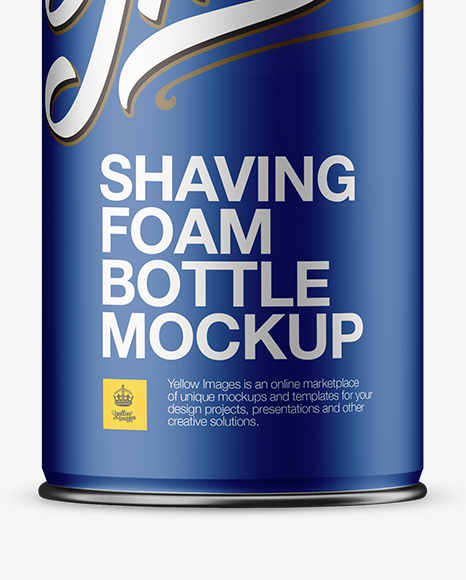 Download Metallic Shaving Foam Bottle Mockup In Bottle Mockups On Yellow Images Object Mockups Yellowimages Mockups