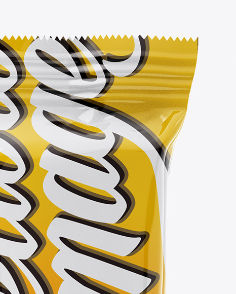 Glossy Snack Bar Mockup PSD #2