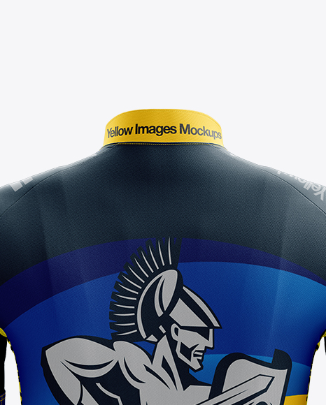 Men’s Cycling Kit mockup (Back View)