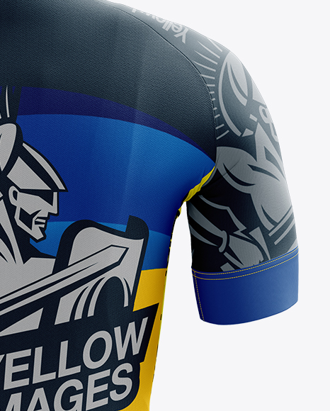 Download Men's Cycling Kit mockup (Back View) in Apparel Mockups on ...