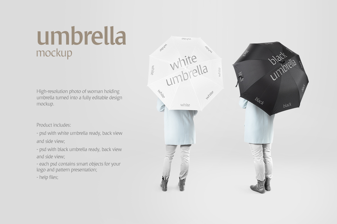 Umbrella Mockup In Stationery Mockups On Yellow Images Creative Store