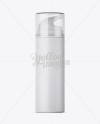 Download Matte Cream Bottle with Transparent Cap Mockup - Front View in Bottle Mockups on Yellow Images ...