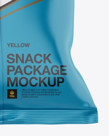 Download Matte Snack Bag Mockup Back View In Bag Sack Mockups On Yellow Images Object Mockups Yellowimages Mockups