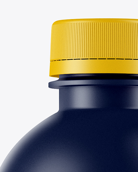 Matte Plastic Bottle Mockup PSD #2