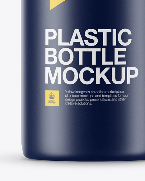 Matte Plastic Bottle Mockup PSD #6