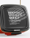 Brionvega Vintage Tv Mockup - Half Side View