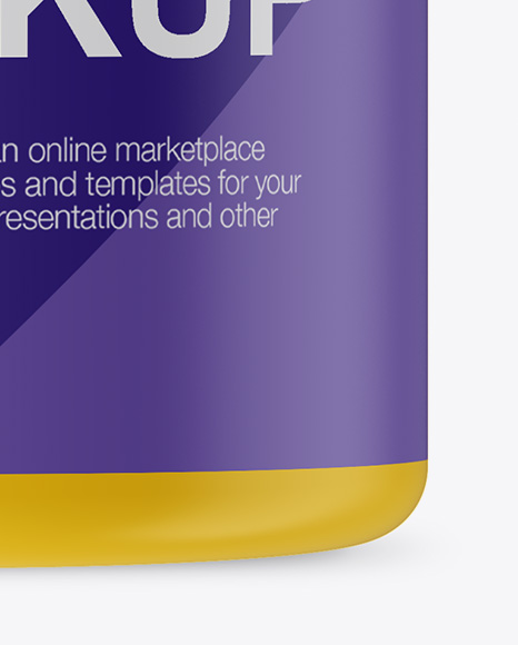 Matte Plastic Pills Bottle Mockup PSD #1