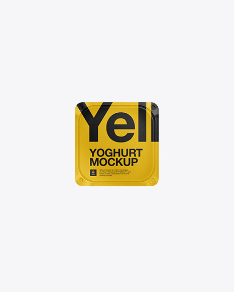 Download Yogurt Packaging Mockup In Packaging Mockups On Yellow Images Object Mockups PSD Mockup Templates