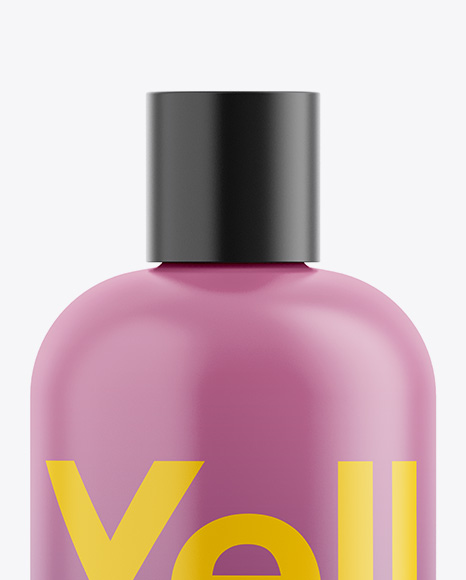 Matte Plastic Bottle Mockup PSD #2