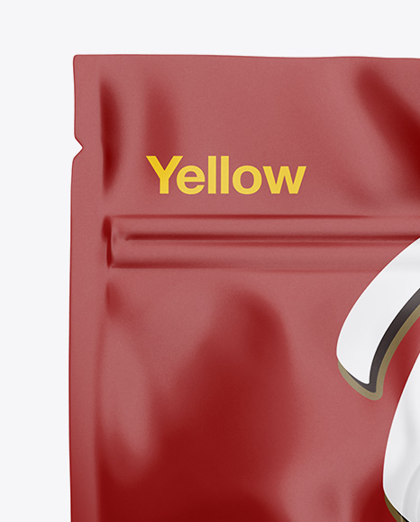 Matte Stand Up Pouch Mockup PSD #2