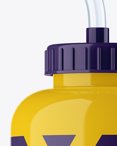 Glossy Sport Bottle Mockup PSD #2