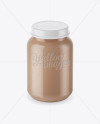 Baby Food Vegetable Puree Jar Mockup - High-Angle Shot