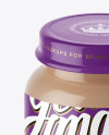 Baby Food Vegetable Puree Jar Mockup - High-Angle Shot