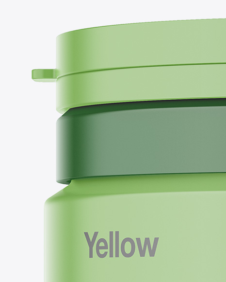 Matte Plastic Jar Mockup PSD #6