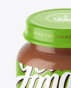 Baby Food Vegetable Puree Jar Mockup - High-Angle Shot