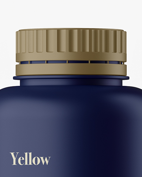 Matte Plastic Bottle Mockup PSD #2