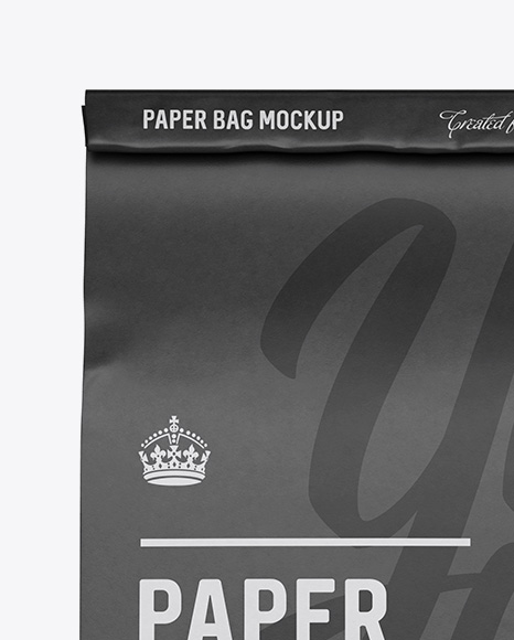 Download Paper Food Snack Bag Mockup Front View In Bag Sack Mockups On Yellow Images Object Mockups PSD Mockup Templates