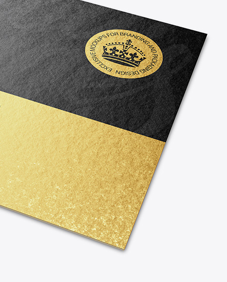 Metallic Business Cards With Rough Finish Mockup PSD #1