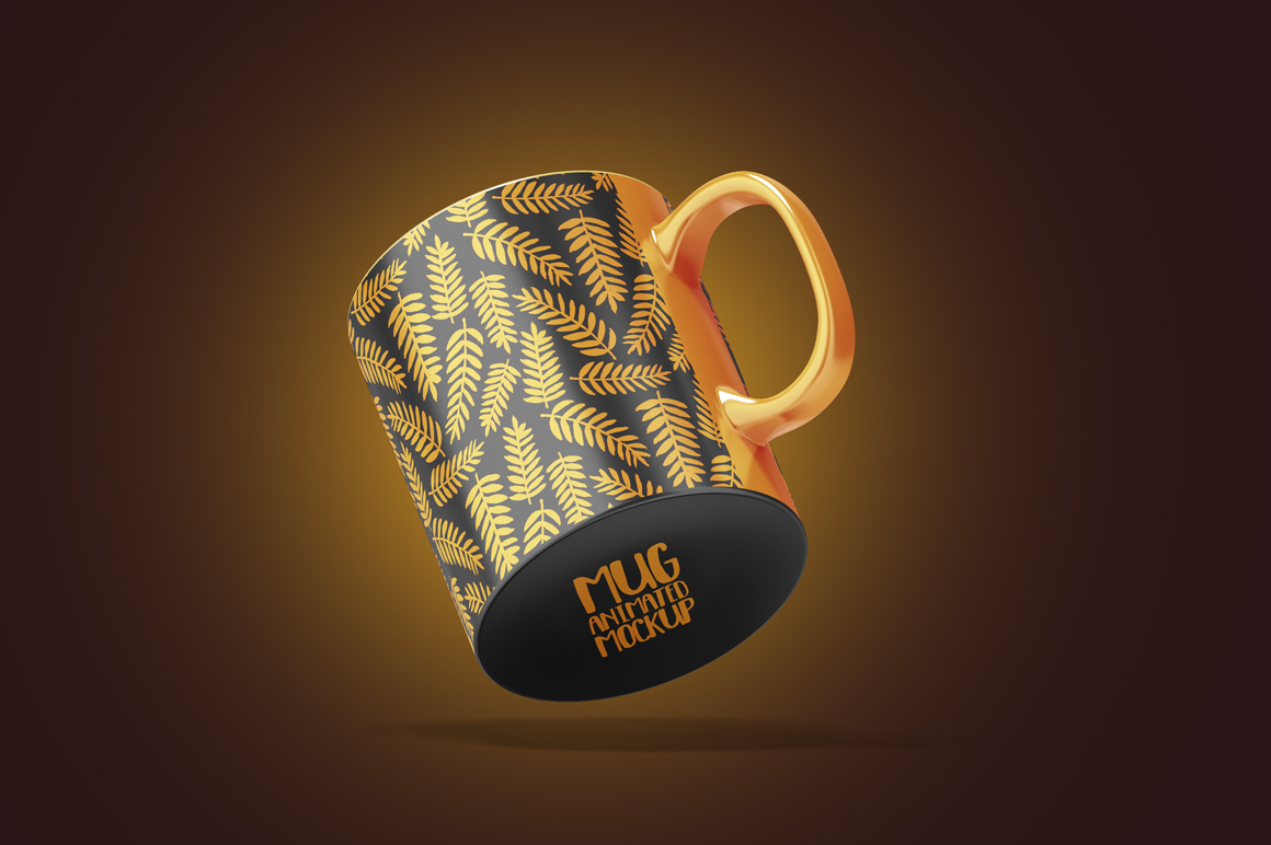 Download Mug Animated Mockup in Stationery Mockups on Yellow Images Creative Store