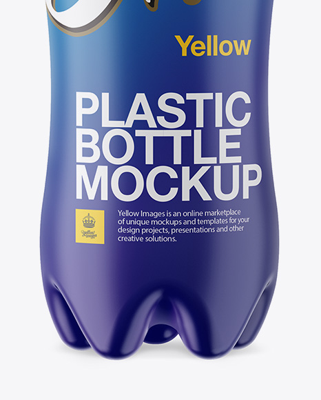 Matte PET Bottle Mockup PSD #1
