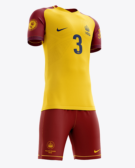 Download Men's Full Soccer Team Kit mockup (Hero Shot) in Apparel ...