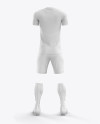 Download Men's Full Soccer Team Kit mockup (Back View) in Apparel ...