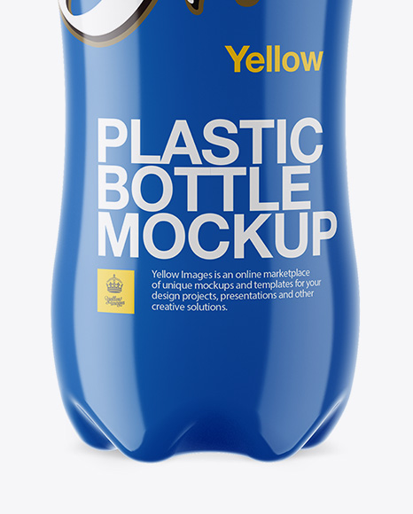Clear PET Bottle Mockup PSD #1