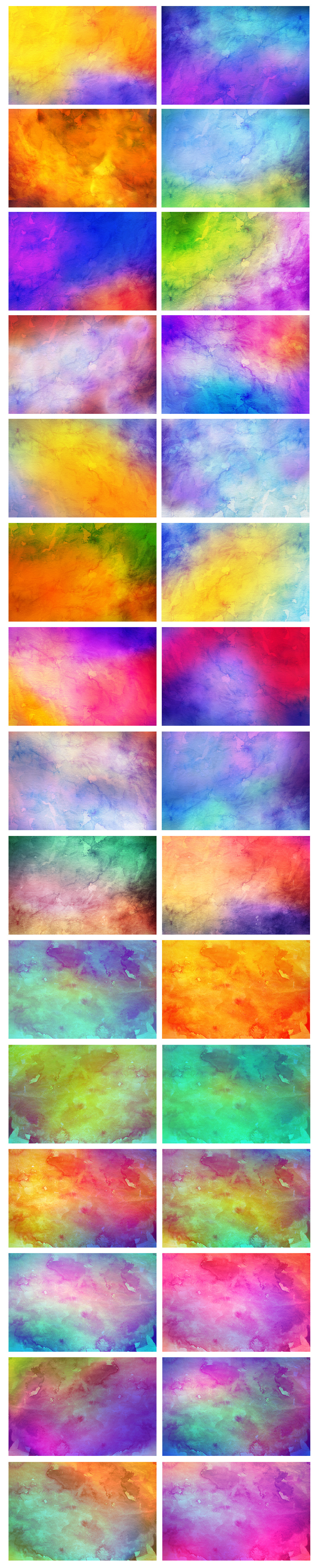 Download Only Watercolor Backgrounds Bundle In Textures On Yellow Images Creative Store