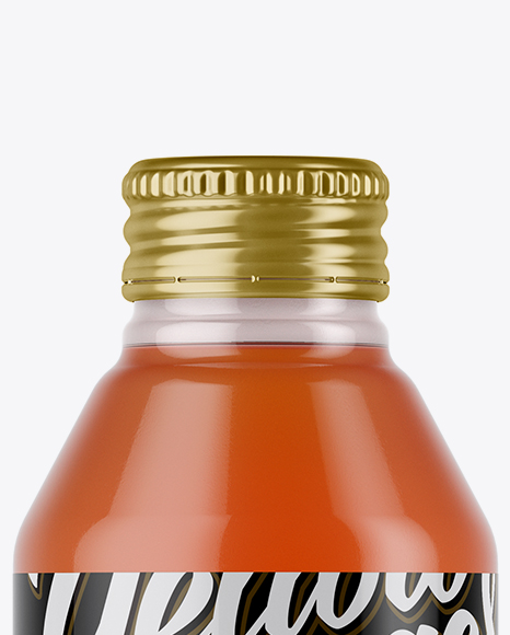 Grapefruit Drink Bottle Mockup